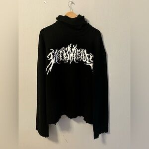 VETEMENTS Heavy Metal Distressed Knit